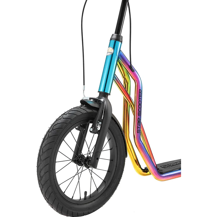 STAR SCOOTER 'Tretroller 16 Zoll Mixed Edition' Scooter, ab 8 Jahren, höhenverstellbar bis 96 cm, chrom – Bild 5