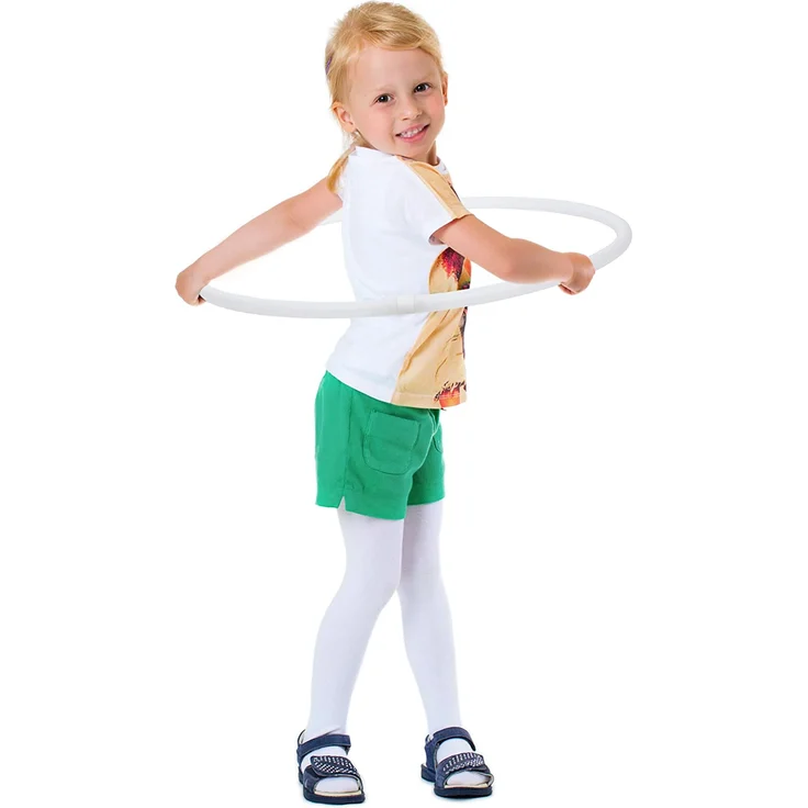 Hula Hoop Reifen für Kinder, Durchmesser 70cm in weiss – Bild 4