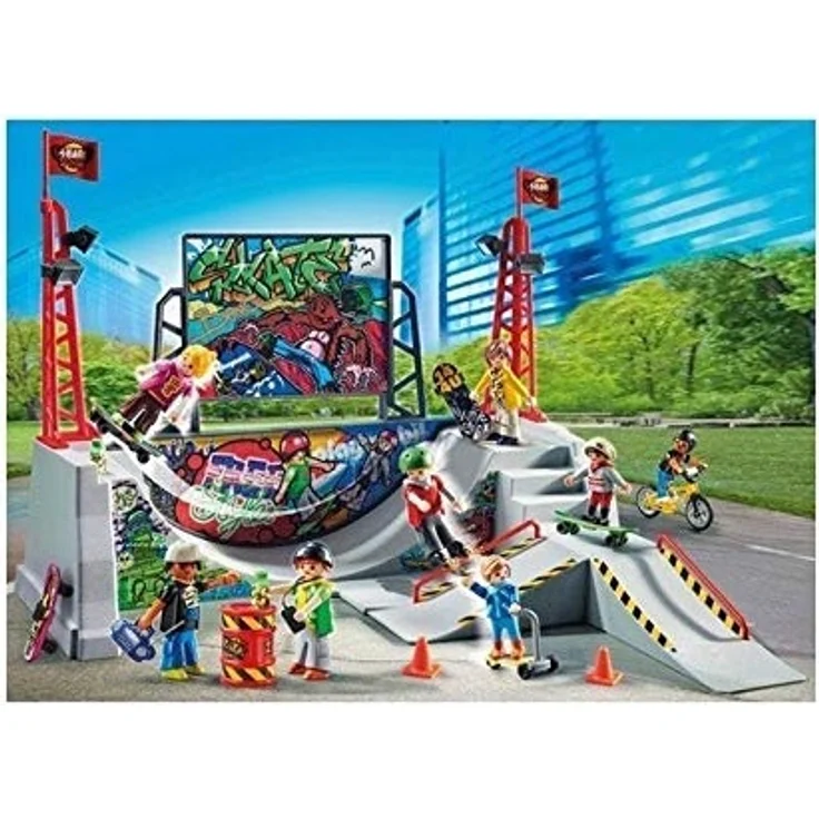 Playmobil City Action 70168 Skatepark mit 4 Skateboards – Bild 3