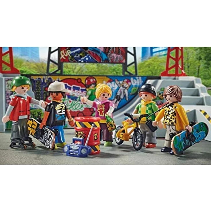 Playmobil City Action 70168 Skatepark mit 4 Skateboards – Bild 2