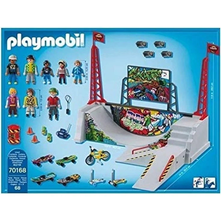 Playmobil City Action 70168 Skatepark mit 4 Skateboards – Bild 4