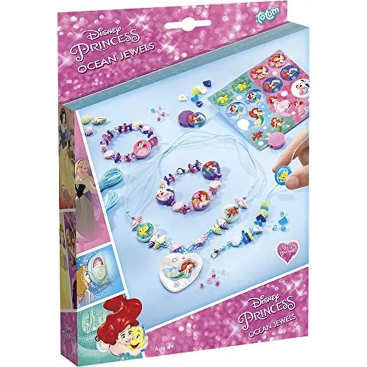 Totum Disney Princess Ocean Jewels Children''s jewellery making set 4 Jahr(e) Mehrfarbig