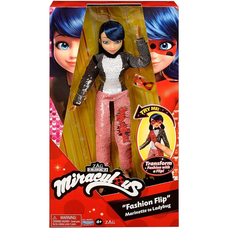 Miraculous Transforming Fashion Doll w/ Sequins