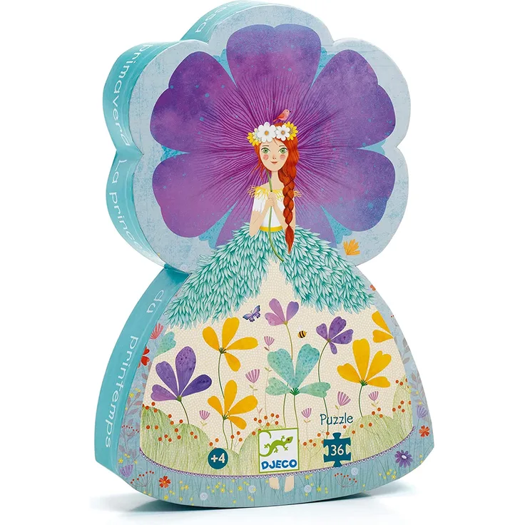 Formen Puzzle: Prinzessin des Frühlings