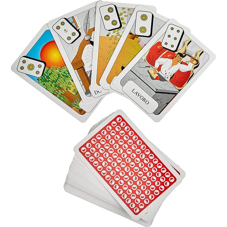 Dal Negro tarotkarten 8,8 x 5,8 cm Karton 40-teilig – Bild 6