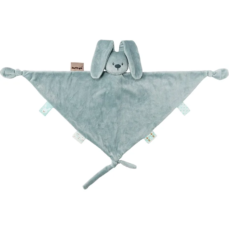 Nattou Maxi Dreieck-Kuscheltuch Grün