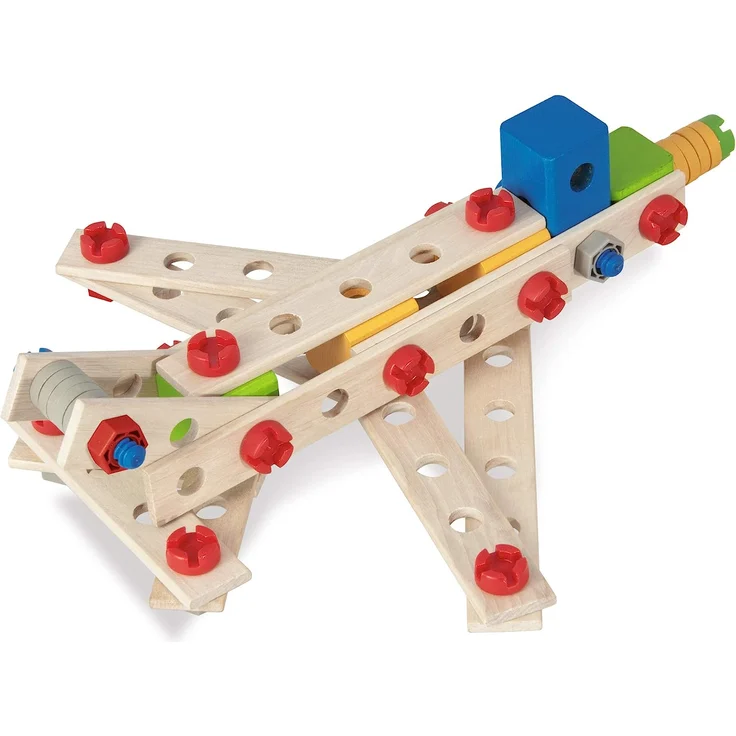 Eichhorn - Constructor Windrad - vielseitiges Holzspielzeug 300 Bauteile, 8 verschiedene Konstruktionen, für Kinder ab 6 Jahren, FSC 100% Buchenholz – Bild 14