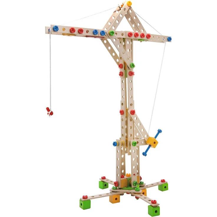 Eichhorn - Constructor Windrad - vielseitiges Holzspielzeug 300 Bauteile, 8 verschiedene Konstruktionen, für Kinder ab 6 Jahren, FSC 100% Buchenholz – Bild 9