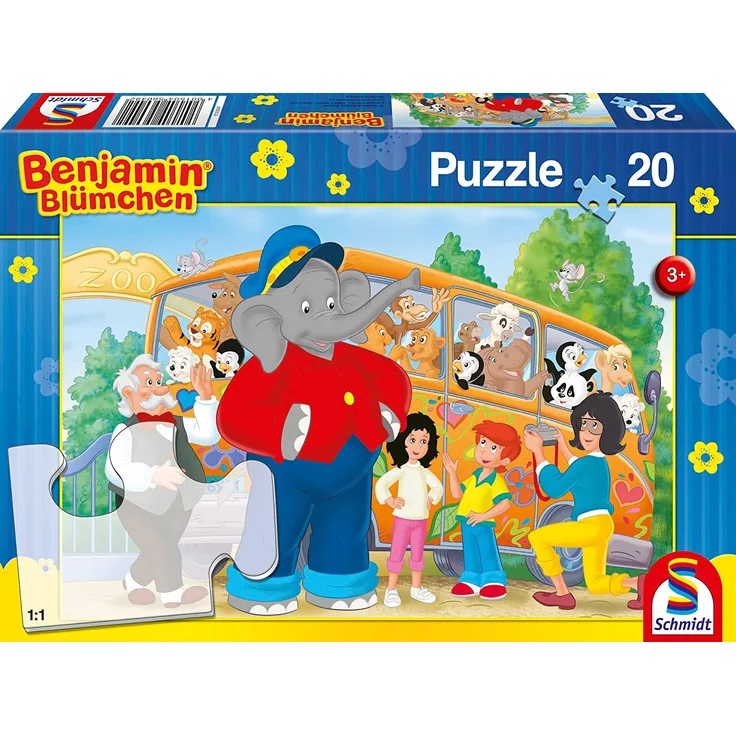 Schmidt Spiele 56049 - Puzzle - Zooausflug, 20 Teile