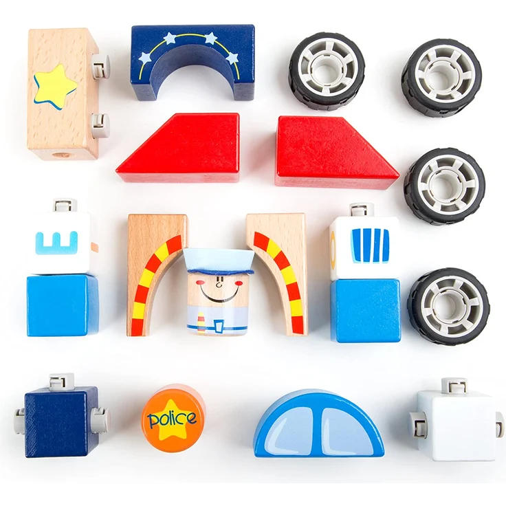 Holzbausatz Polizei – Bild 2