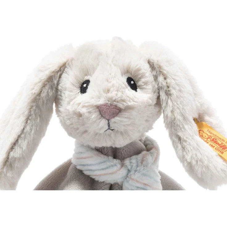 Steiff Hoppie Hase Schmusetuch 26 hellgrau – Bild 2