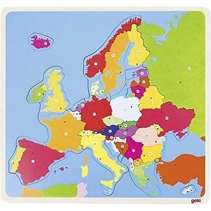 Goki 57509 - Puzzle - Europa - Preisvergleich – Bild 1