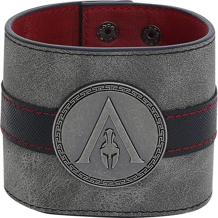 Assassin's Creed Odyssey - Metal Badge Wristband Armband schwarz
