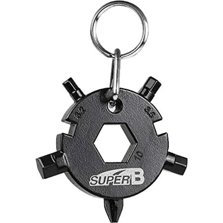 Super B mini Multitool Schlüsselanhänger TB-FD08-BK