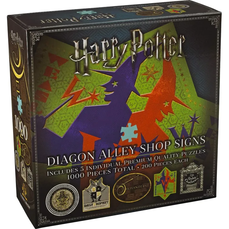 Harry Potter - Diagon Alley Shop Signs Puzzle 5x200pcs