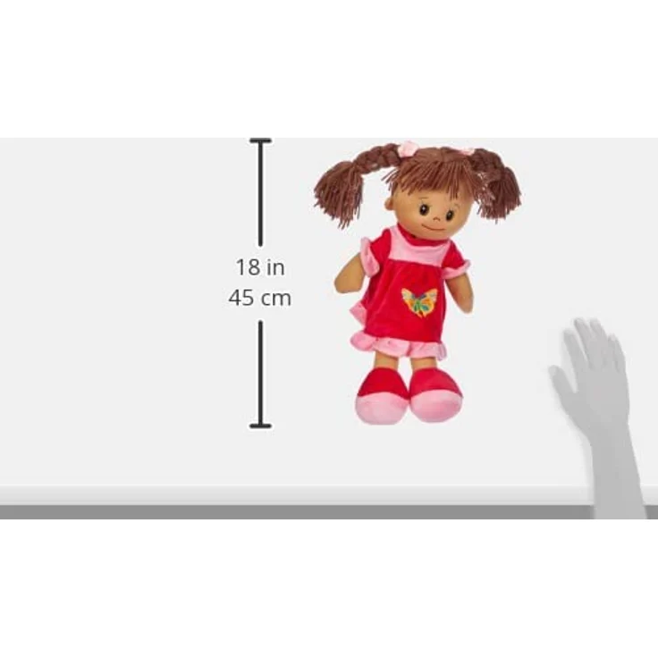 Heunec 470873 - Poupetta Lucy mit braunem Haar XL – Bild 4