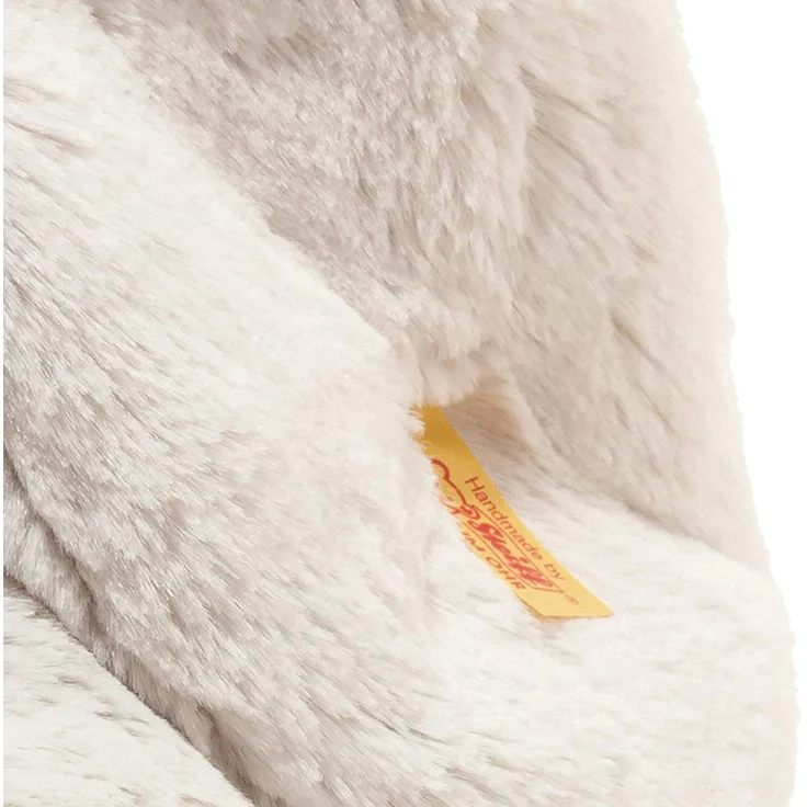 Steiff Hoppie Hase - 48 cm - Plüschhase mit Schlappohren - Kuscheltier für Kinder - Soft Cuddly Friends - beweglich & waschbar - hellgrau (080913) – Bild 6