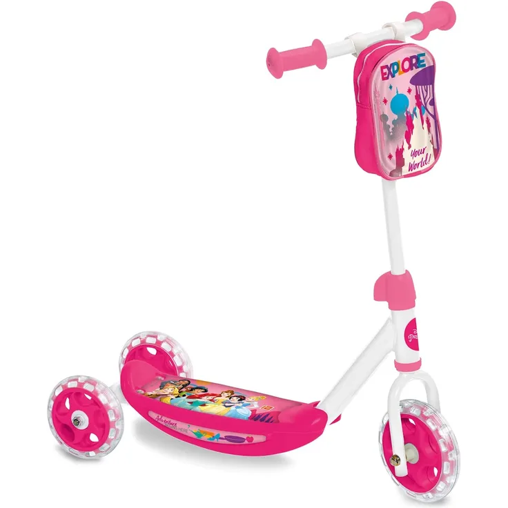 Mondo Toys – My First Scooter Princess – Scooter für Baby/Mädchen – 3 Räder – inklusive Aufbewahrungstasche – 18996