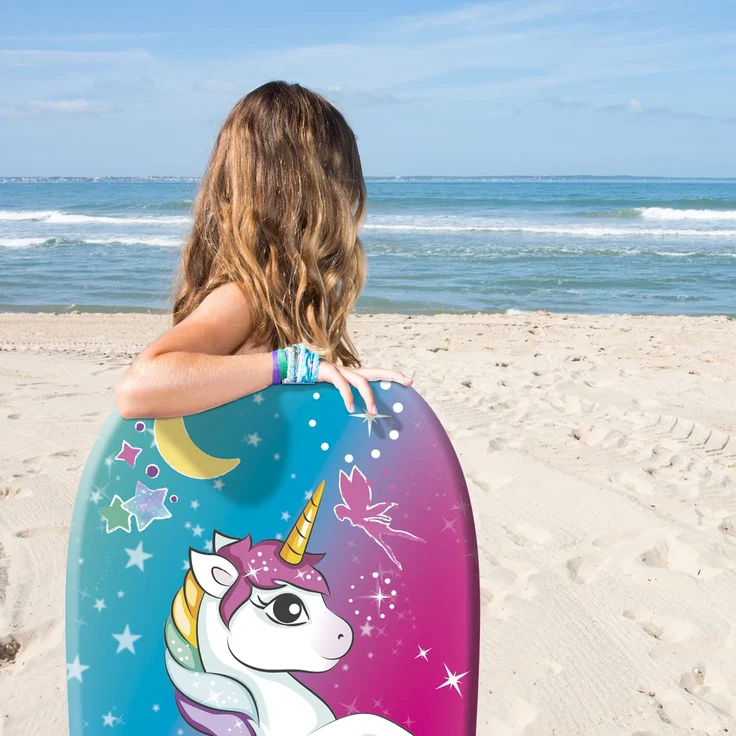Mondo Unisex Jugend Bodyboard Unicorn 84cm, rosa – Bild 5