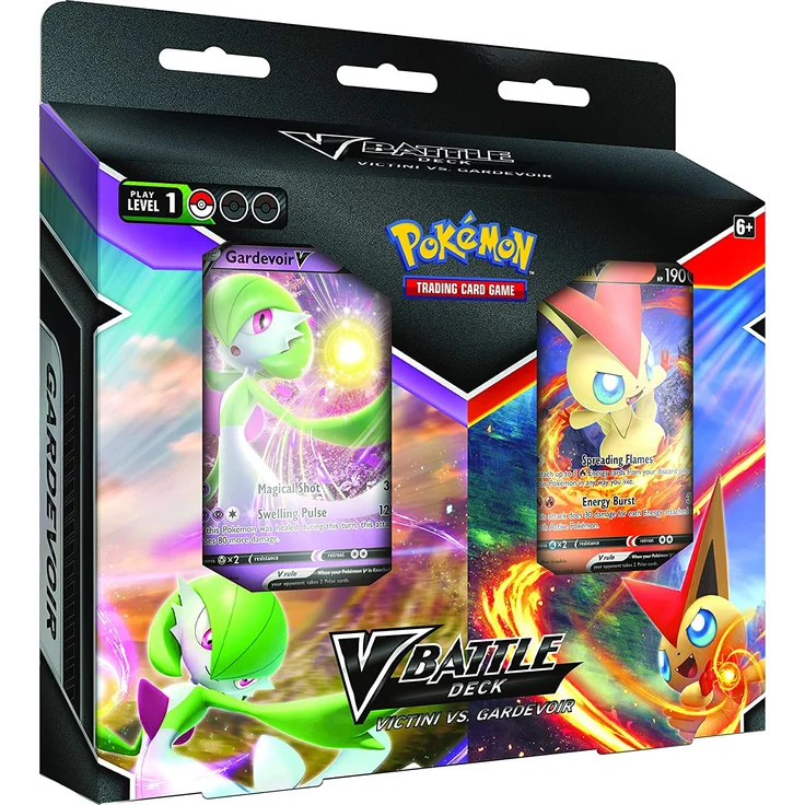 Pokemon 290-80948 TCG: Victini V vs Gardevoir V Battle Deck Bundle