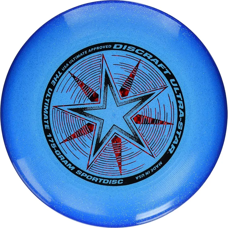 Discraft Ultra Star Sparkle Frisbee 27,5 cm 175 Gramm blau