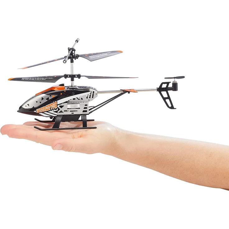 Revell Control 23817 Anti-Crash Heli Interceptor Ferngesteuerter Hubschrauber, Silber – Bild 4