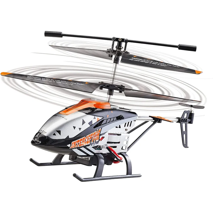 Revell Control 23817 Anti-Crash Heli Interceptor Ferngesteuerter Hubschrauber, Silber – Bild 3