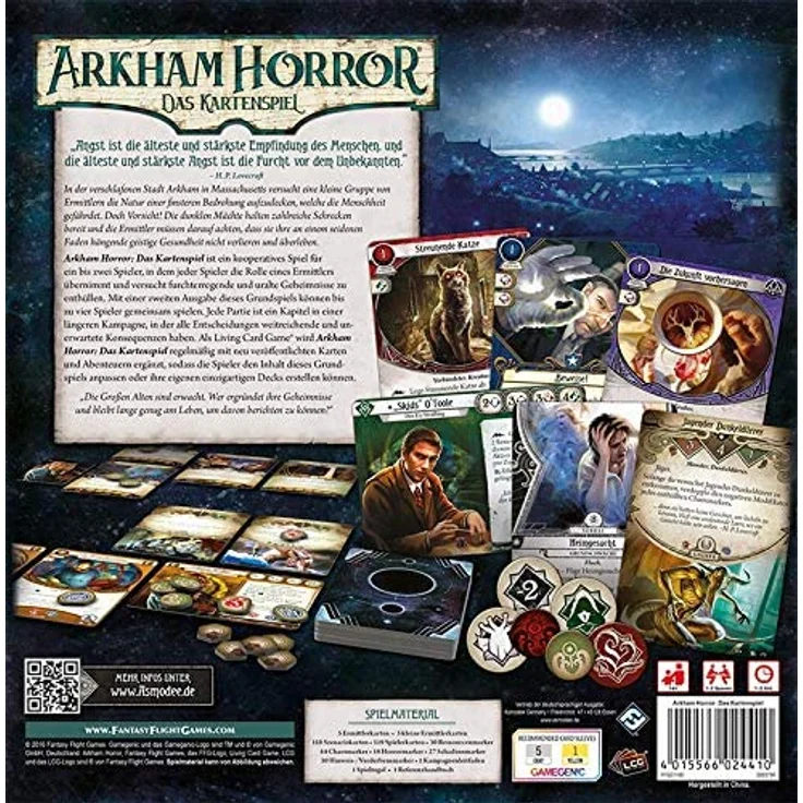 Asmodee Arkham Horror: LCG - Grundspiel, Kartenspiel, Deckbau, Deutsch – Bild 3