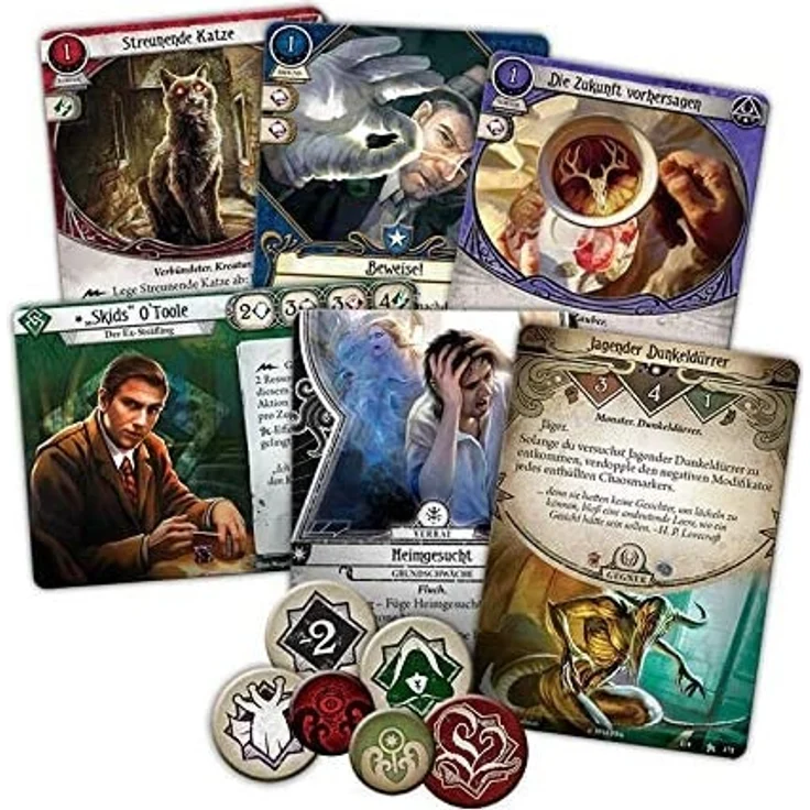 Asmodee Arkham Horror: LCG - Grundspiel, Kartenspiel, Deckbau, Deutsch – Bild 5