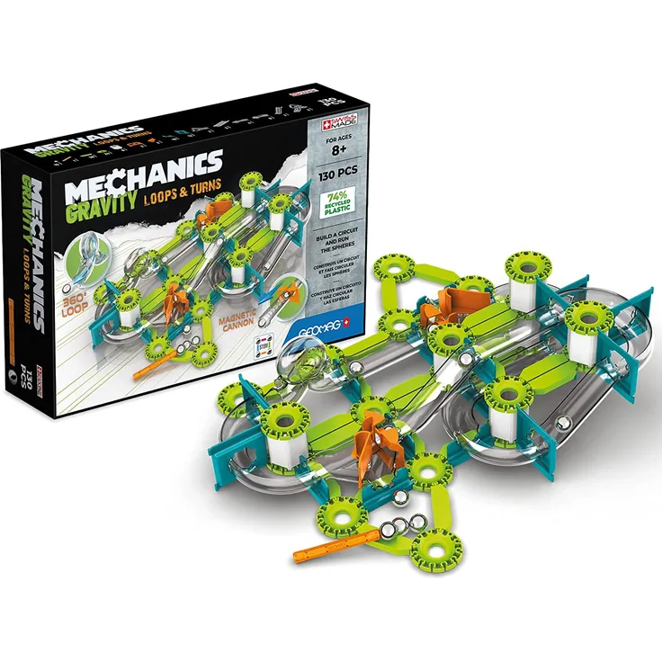 Geomag Mechanics Gravity RE Loops & Turns Neodym-Magnet-Spielzeug 8 Jahr(e) Mehrfarbig Violett Silber - Preisvergleich