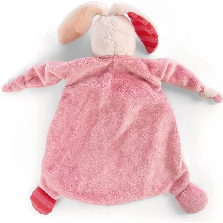 NICI Schmusetuch Hase ‚Kleine Prinzessin´ 25x25 cm – Hase Schnuffeltuch ab 0+ Monaten – Hase Kuscheltuch für Babys & Kleinkinder – Baby Kuscheltier / Schnuffeltuch – Schmusetuch für Mädchen – 40042 – Bild 7
