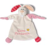 NICI Schmusetuch Hase ‚Kleine Prinzessin´ 25x25 cm – Hase Schnuffeltuch ab 0+ Monaten – Hase Kuscheltuch für Babys & Kleinkinder – Baby Kuscheltier / Schnuffeltuch – Schmusetuch für Mädchen – 40042