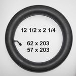 Kinderwagen Schlauch 12 1/2 x 2 1/4 mit AV Winkelventil