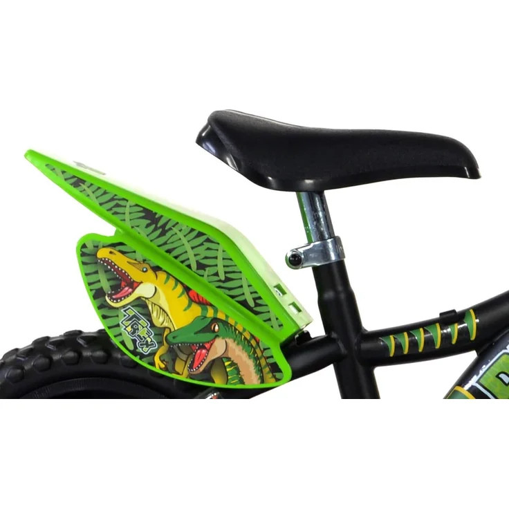 Dino Bikes, Kinderfahrrad Dinosaur, Grün, 12 Zoll – Bild 4