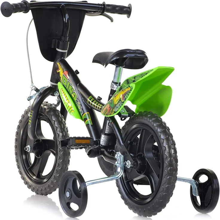 Dino Bikes, Kinderfahrrad Dinosaur, Grün, 12 Zoll – Bild 2