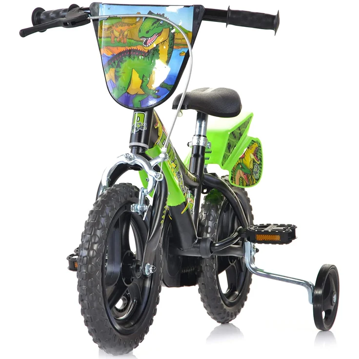 Dino Bikes, Kinderfahrrad Dinosaur, Grün, 12 Zoll – Bild 3