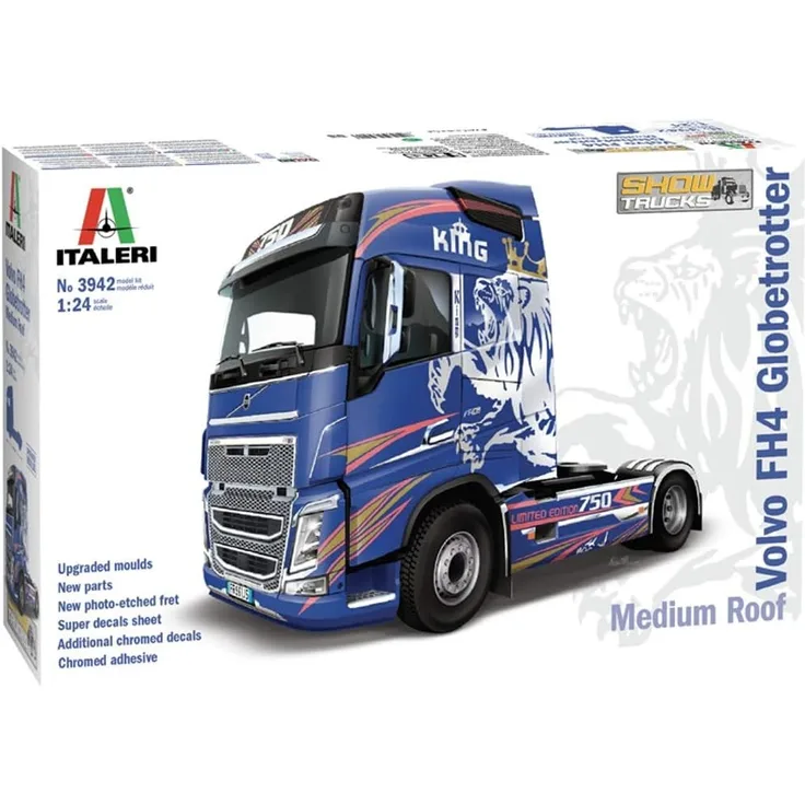 Italeri Plastic model Volvo FH 4 Globe trotter (Medium Roof)