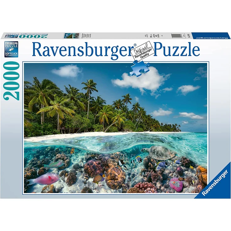 Ravensburger Puzzle 17441 Ein Tauchgang auf den Malediven - 2000 Teile Puzzle für Erwachsene und Kinder ab 14 Jahren – Bild 2