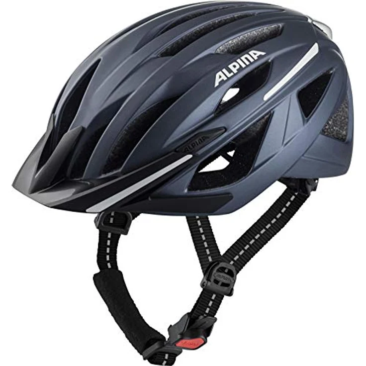 Alpina Haga Indigo Matt, Größe 55 - 59 cm - Fahrradhelm, Farbe Blau – Bild 1