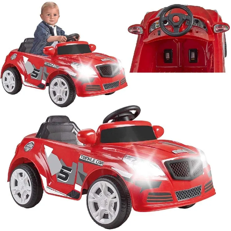 FEBER Famosa 800012263 - Twincle Car, Elektroauto mit Fernbedienung, für Kinder von 3 bis 6 Jahren