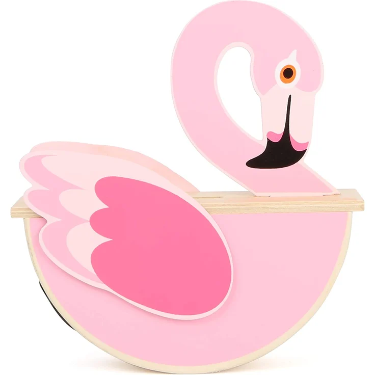 Legler 12005 Spardose "Flamingo" rosa Holz – Bild 1