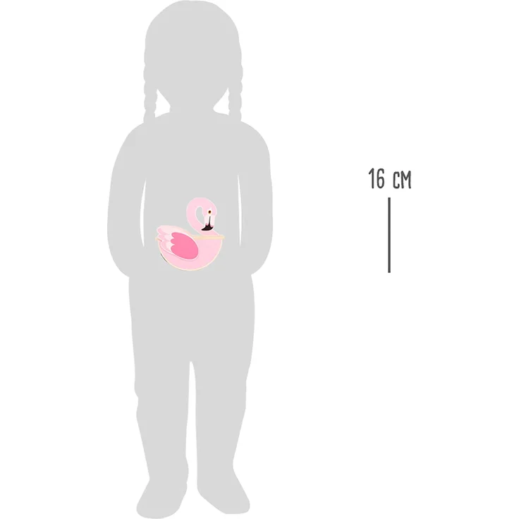 Legler 12005 Spardose "Flamingo" rosa Holz – Bild 4