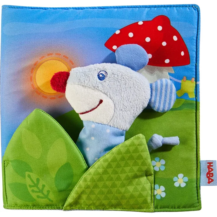 HABA 304211 - Stoffbuch Gute Nacht, viel Erzählspaß für Babys ab 6 Monaten, inklusive Maus als Fingerfigur, prima Geschenk zur Geburt und Taufe - Preisvergleich