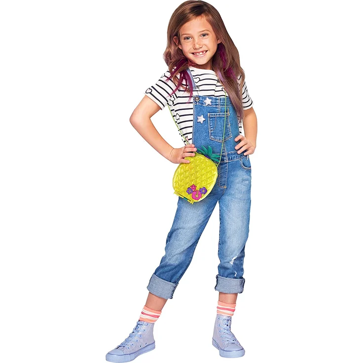 Polly Pocket GKJ64 - Ananas Tasche, tragbare Schatulle mit Zubehörteilen, Spielzeug ab 4 Jahren – Bild 8