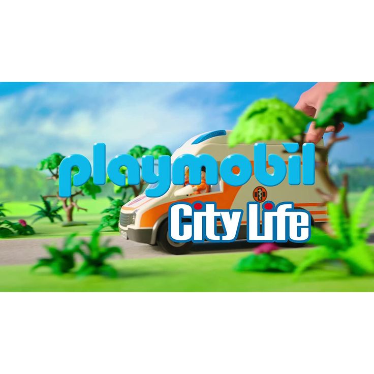 Playmobil 70053 City Life Quad mit Rettungsanhänger, bunt – Bild 7