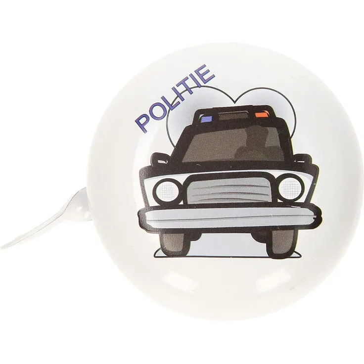 fahrradklingel Politie weiß 58 mm