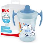 NUK Trainer Cup 230ml weiche Trinktülle, auslaufsicher ab 6 Monaten blau