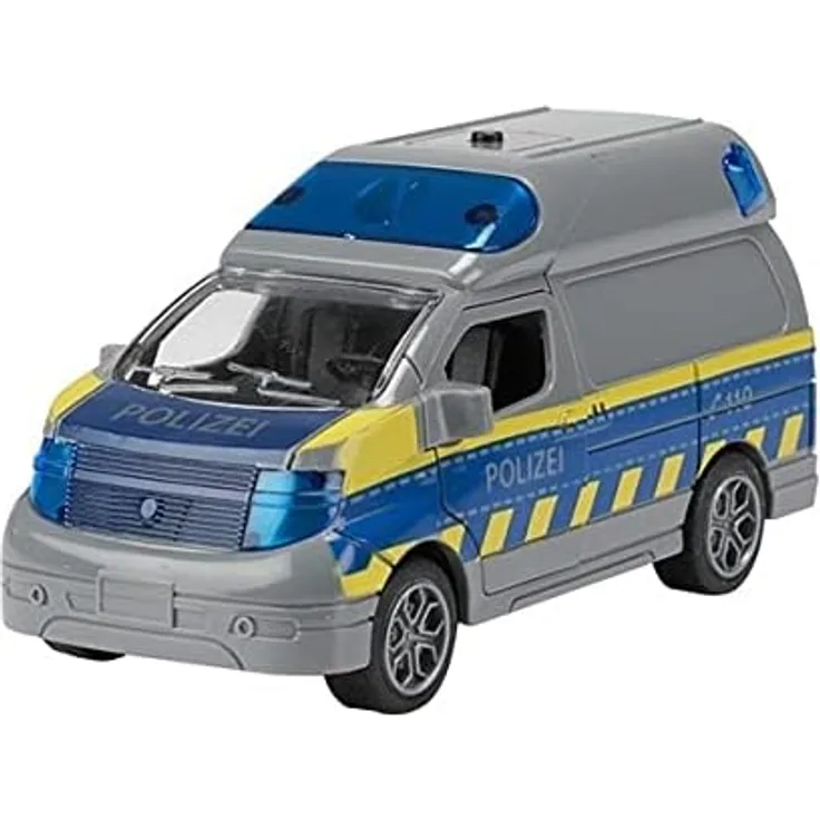 s. O. S. Junior-Polizeibus 8 x 13,5 cm Diecast grau (DE)