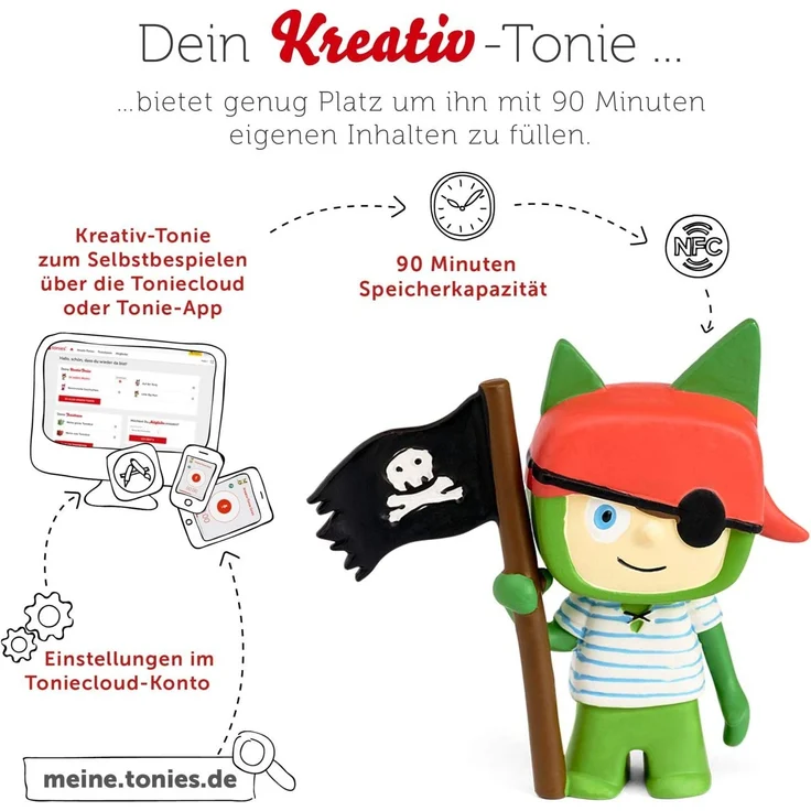 tonies® Kreativ-Tonie - Pirat – Bild 5