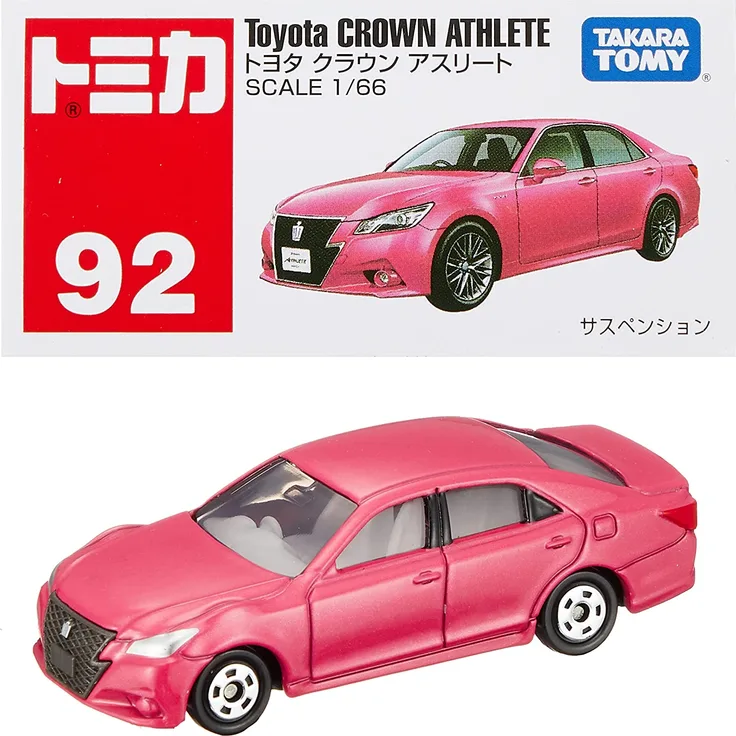 Tomica TO092 Toyota Crown Athlete "Tomica Takara" pink Maßstab 1:66